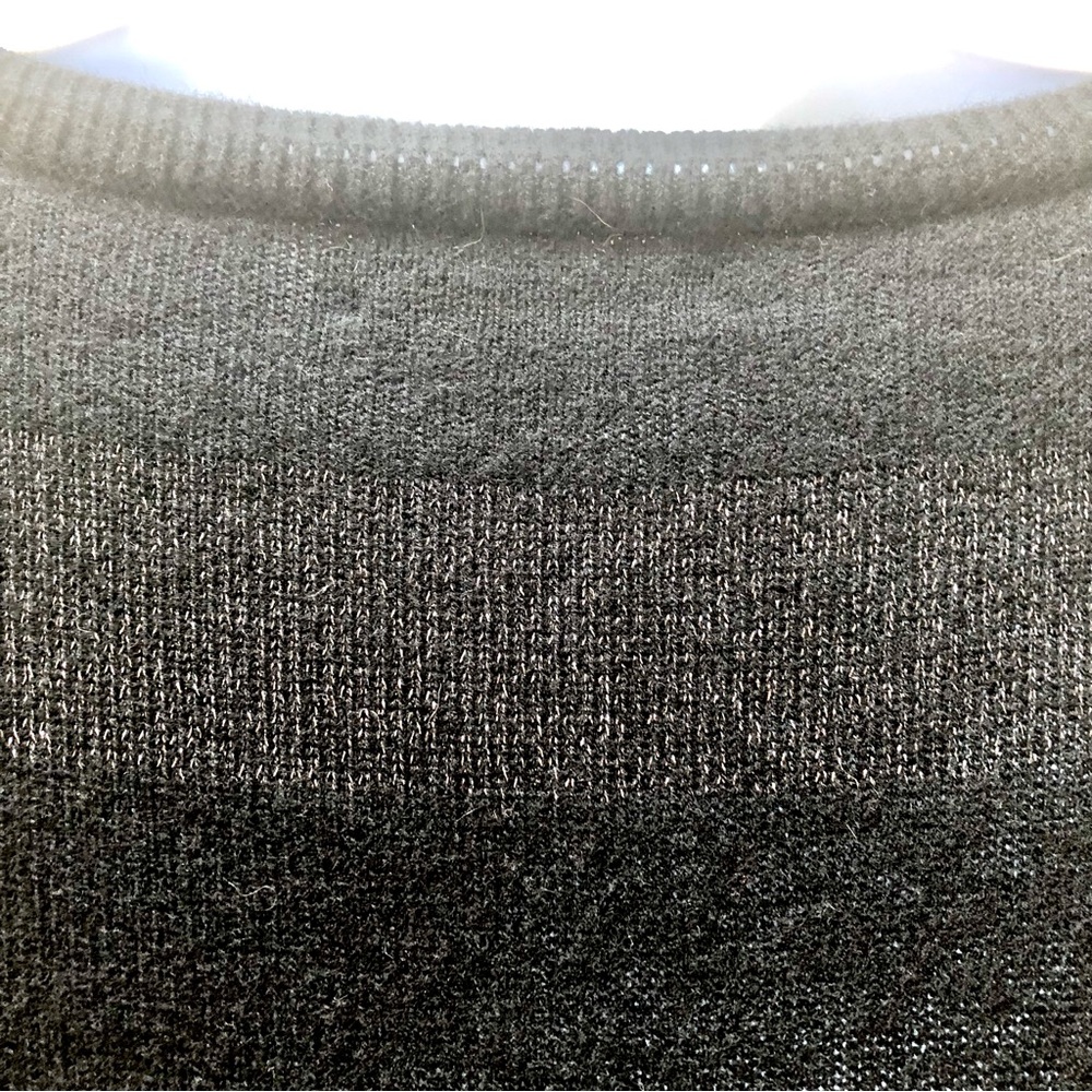 Vineyard Vines metallic‎ silver and black striped wool sweater dress size xs - Picture 4 of 8